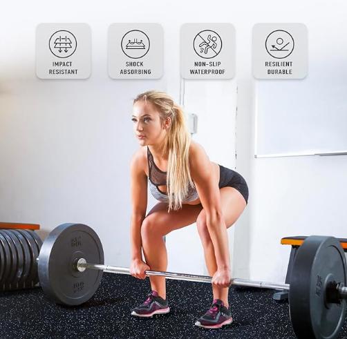 Gym Rubber Flooring Tile EPDM Rubber Sheet in Different Size