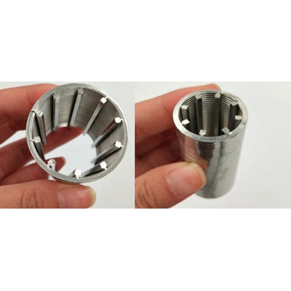 Reusable Filtering 25 Micron Johnson Vee Wire Screen For Water Well