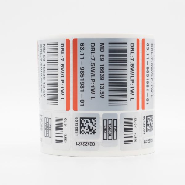 OEM Custom Adhesive Labels Car Tuning Sticker High Temperature Resistance