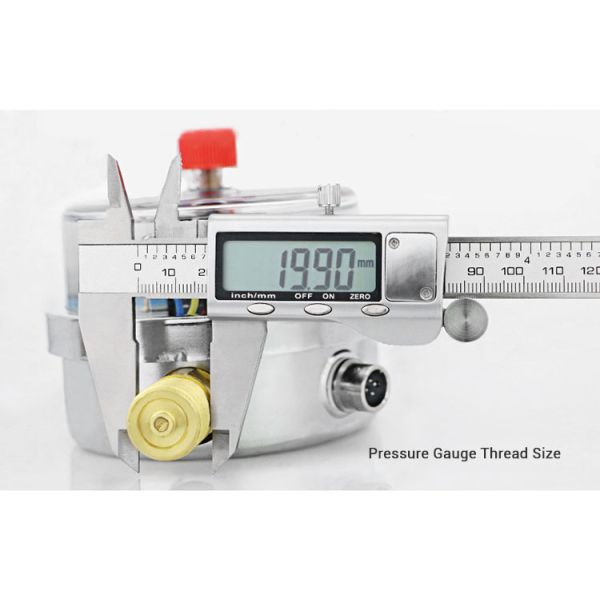 30VA 220V 380V Liquid Filling Electrical Contact Vacuum Pressure Gauges Manometer