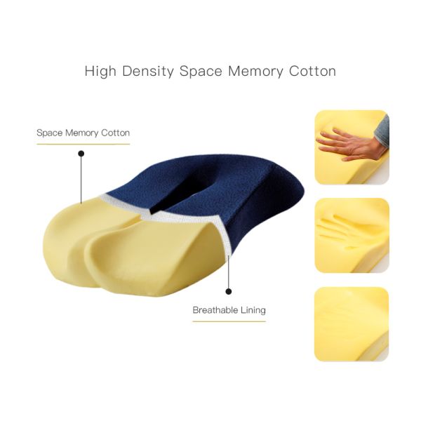 Upgrade Your Car Interior with Design Velvet Fabric Air Flow Memory Foam Seat Cushion