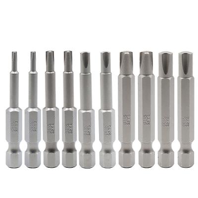 CE Durable Y Shaped Screwdriver Bit , Silver Y Shaped Screw Head Y3 Y4 Y5 Y6 Y8