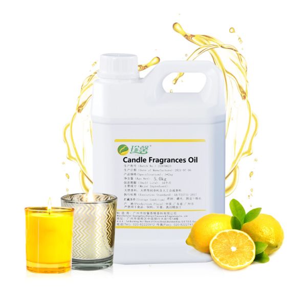 Óleo essencial de vela original Perfume personalizado Amarelo claro