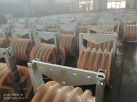 Linha de transmissão condutor de nylon de 508 x 75 polias do milímetro três Stringing Pilot Block de MC