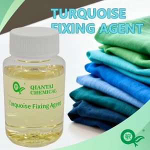 Agents de fixation turquoise Colorant bleu-vert Fixant le tissu Couleur fixant