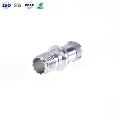 Cnc de precisión de giro de conector masculino y femenino carcasa adaptador de carcasa para dispositivo médico