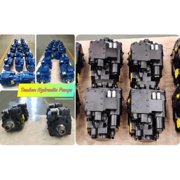 High Pressure Tandem Hydraulic Pumps with Variable Displacement for Mobile Equipment