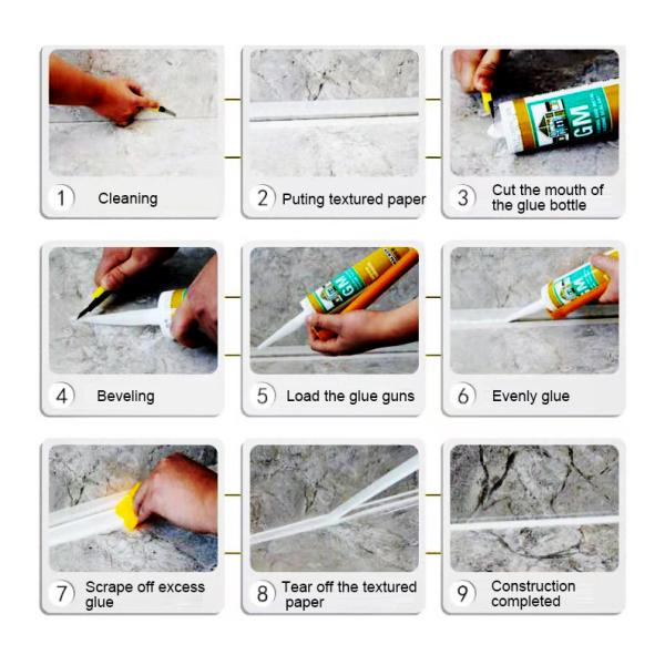 ABM Neutral & acetic / two option silicone sealant for window and door