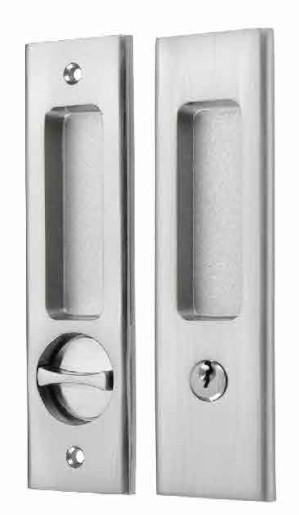 70mm Backset  Sliding Door Lock Zinc Alloy  Door Thickness 35mm To 50mm