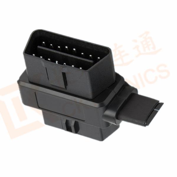 Black 16 Pin Male To Female Obd2 Adapter Cable CK-MF16A01 For Automotive