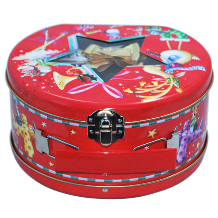 Empty Round Child Resistant Metal Tin Container For Medical Package