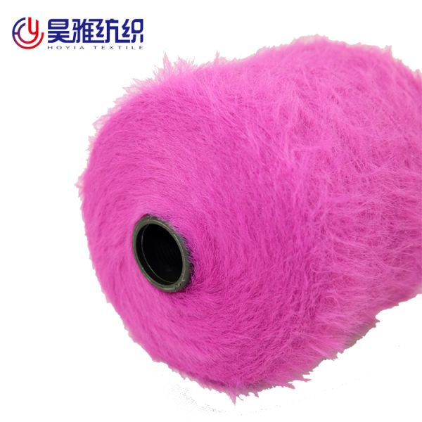 Пряжа 100% пера нейлона 7NM для вязать шарфа