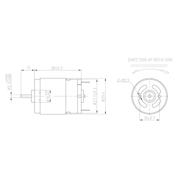 Manufacturer OD 37mm gearbox 12v 24v 6w low rpm 2rpm to 100rpm high torque 15kgf 15kgcm brushless dc geared motor