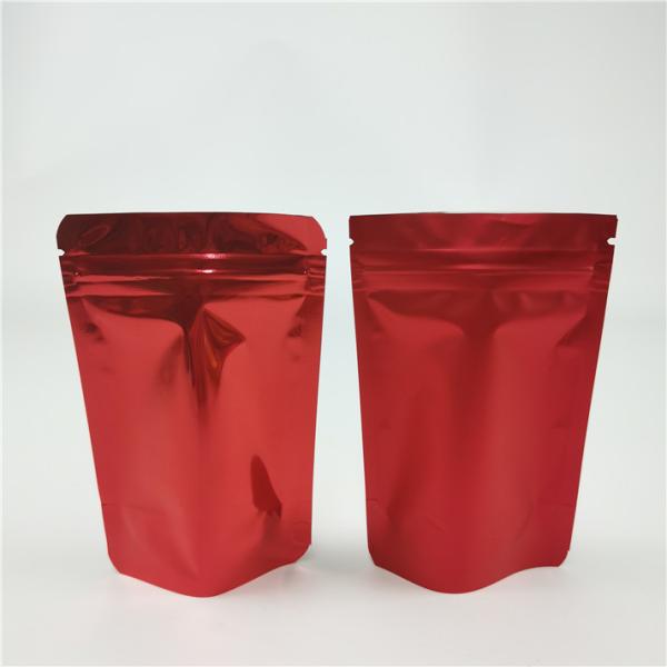 ISO Stand Up Zipper Pouch Moisture Proof Food Grade Plastic Packaging Bags