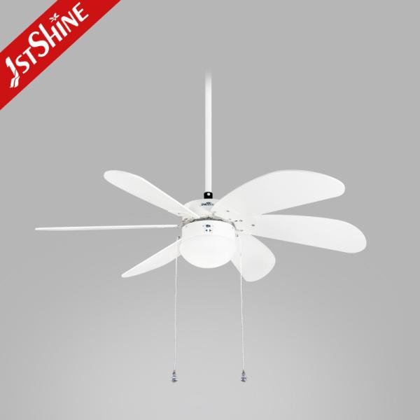 Estilo clássico 1stshine Lâmpada de ventilador de teto com interruptor de cadeia de tração e lâminas de MDF