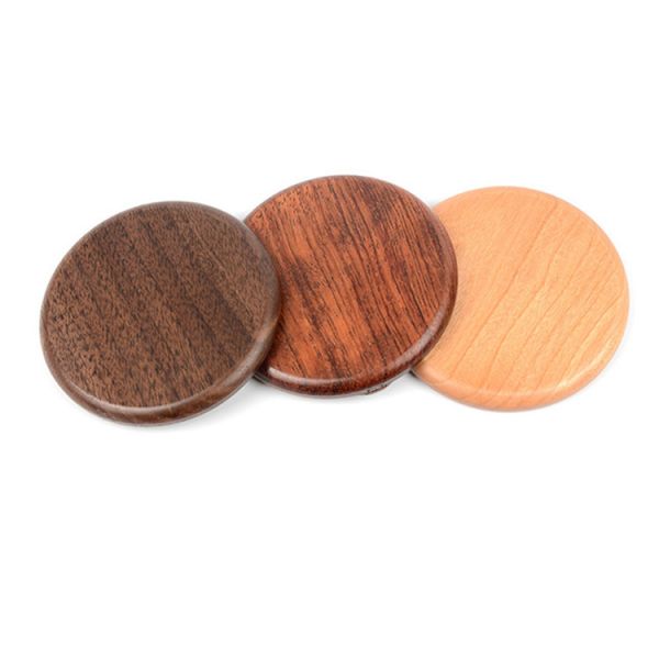 Wood Qi Wireless Charging Pad For Phone , Customized promotional Gifts Qi Fast Charger