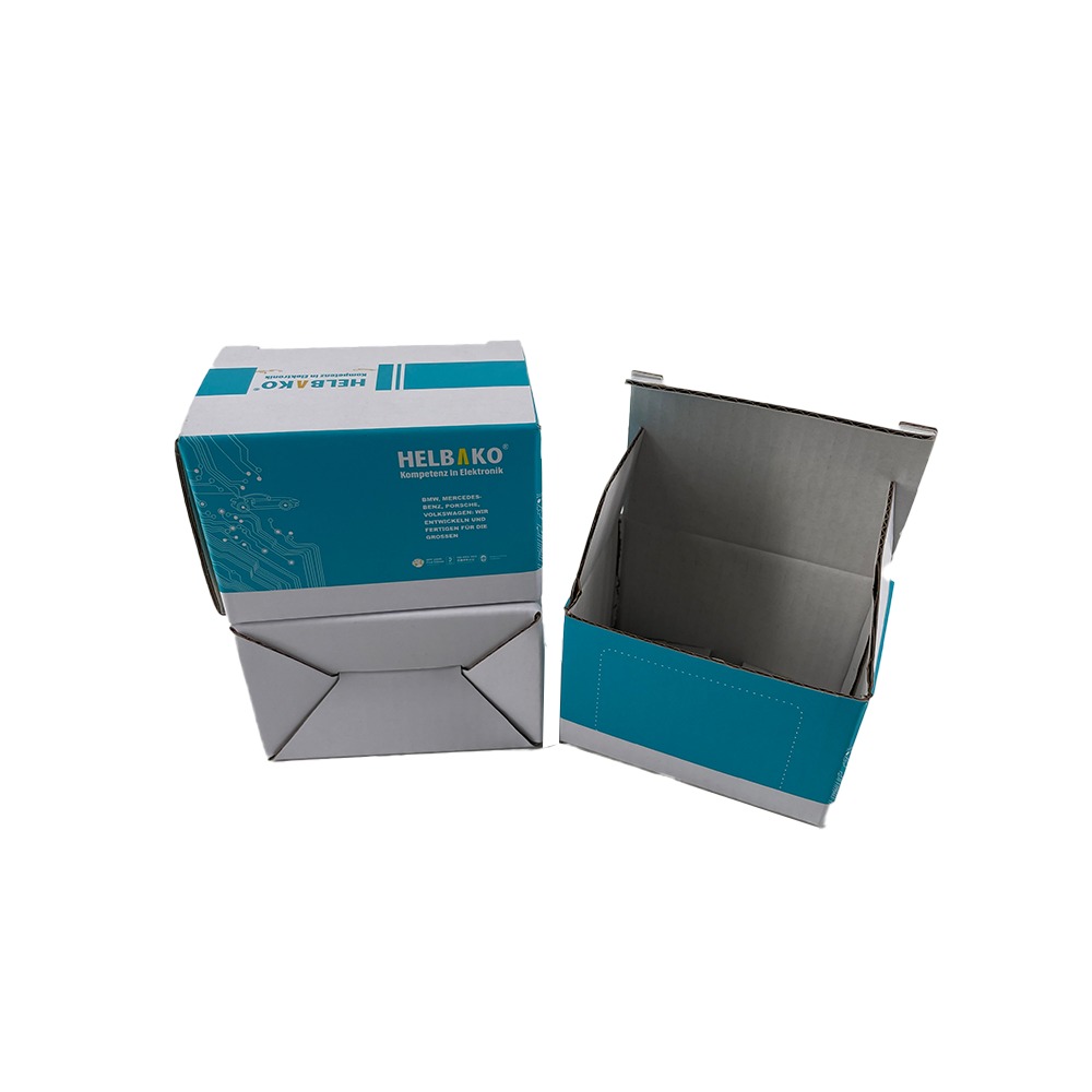Wholesale Auto Spare Parts Corrugated Boxes Custom Packaging with Embossing Factory Price Shipping Recyclable Paper Folders