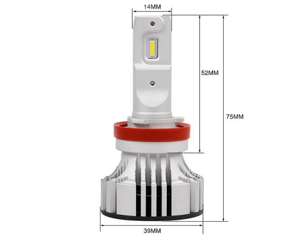 Auto Lighting Led Bulb F2 Cree Led Headlight H11 80W 12000LM Car Driving Light 6500K