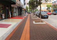 Fuera de la arcilla roja de la calzada que pavimenta el ladrillo para el camino que pavimenta la absorción de la cara lisa/de agua baja