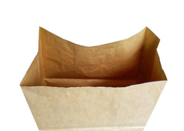 Open Mouth 300x400x900mm Paper Lawn And Refuse Multiwall Kraft Lawn Paper Bags