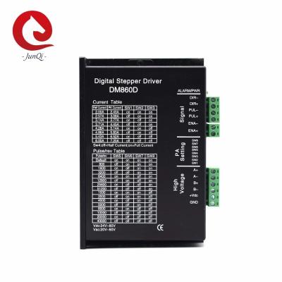 DM860D motorista 2.4A 7.2A 24VDC 80VDC do motor deslizante de 2 fases que grava a máquina de corte
