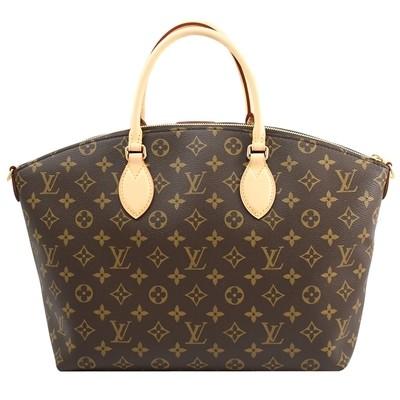 Monogram coated canvas BoéTie MM Tote Bag M45987 Dark Coffee