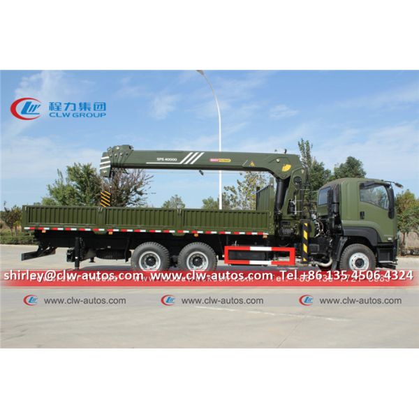 ISUZU GIGA Truck Mounted Palfinger SPS4000 Straight Boom Crane