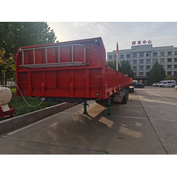 3 Axle 60 Ton Side Dumping Trailer Bulk Cargo Semi Trailer