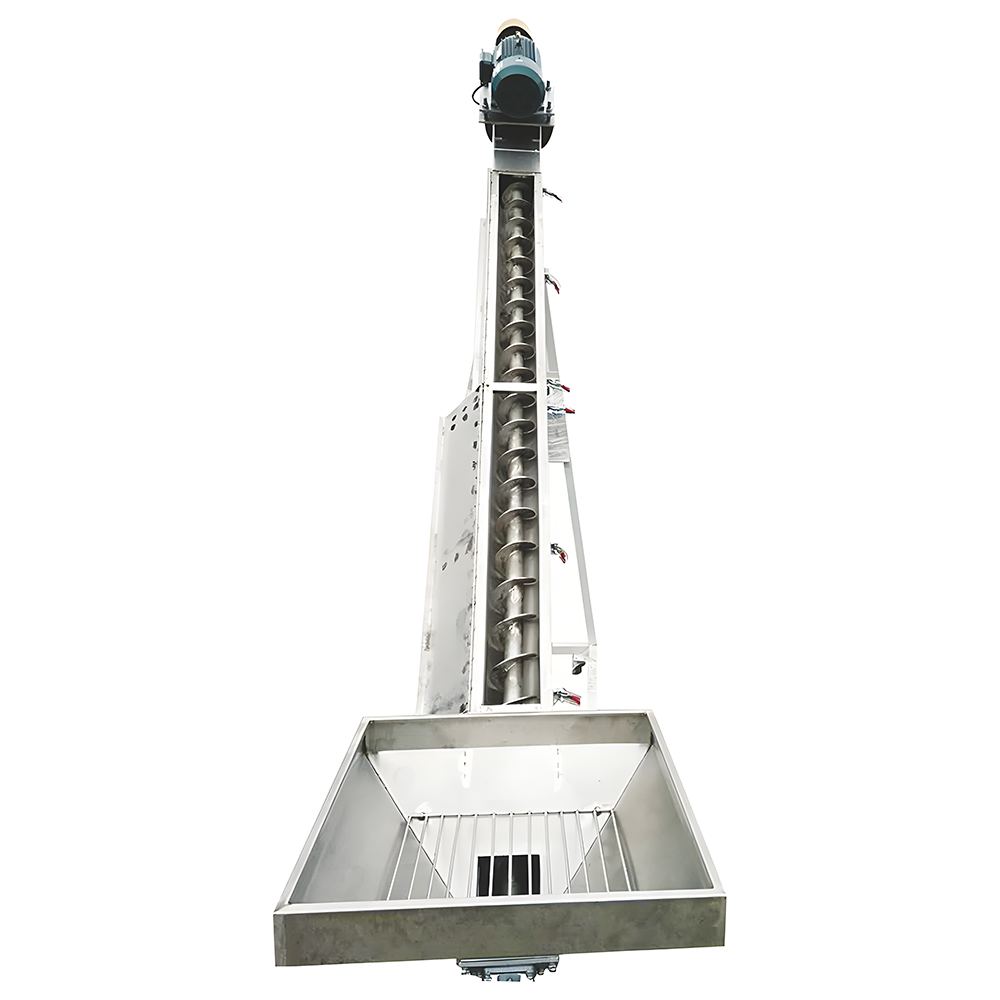 Custom New Style Automatic Carbon Steel Hopper Screw Conveyor Feeder Screw feeding machine for Pellet Manufacturing Plant, Food & Beverage Factory, Farms, Restaurant