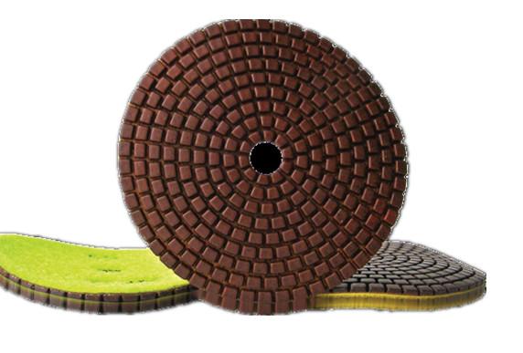 Durable Diamond Polishing Pads , High Efficiency Diamond Terrazzo Polishing Pads
