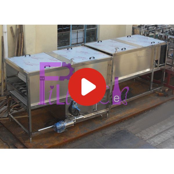 Автоматический стерилизатор сока машины завалки поршеня разлитый по бутылкам охлаждая с материалом СУС304