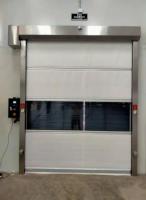 Thermal Insulation High Duty Steel Rapid Roller Doors Noise Reduction Manual/Automatic Warehouse Pvc Fire Proof Door