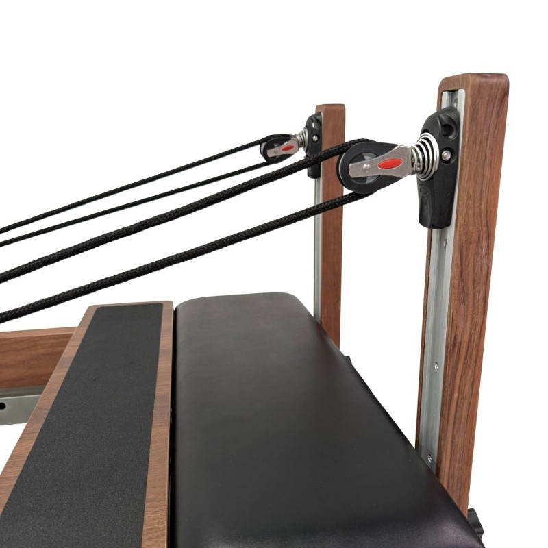 High Quality Black Walnut pilates reformer built for Commercial GYM pilates studios Training