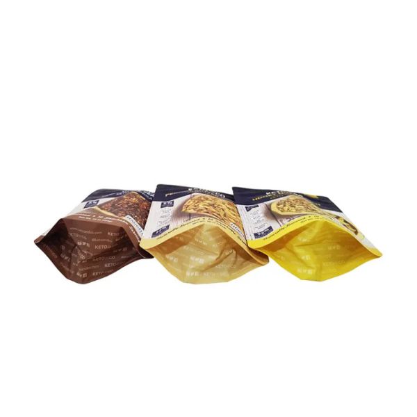 Food Grade Moisture-Proof Mylar Stand Up Pouch BOPP Plastic Packaging Bag For Snack Nut Chocolate Gravure Printing
