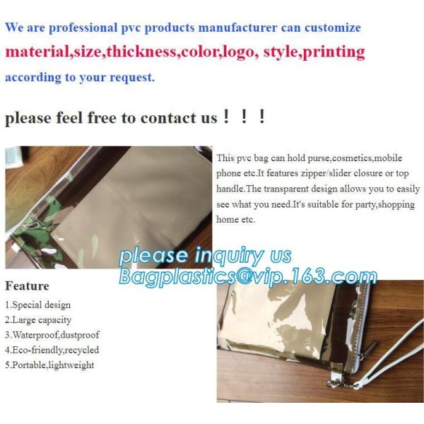 custom print clear pvc plastic waterproof document bag,Shining stars Transparent PVC File Folder Document Filing Bag Cos