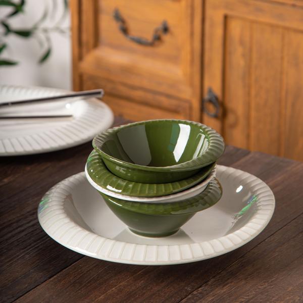Convecção de porcelana de cerâmica personalizada para utensílios de mesa domésticos na Europa