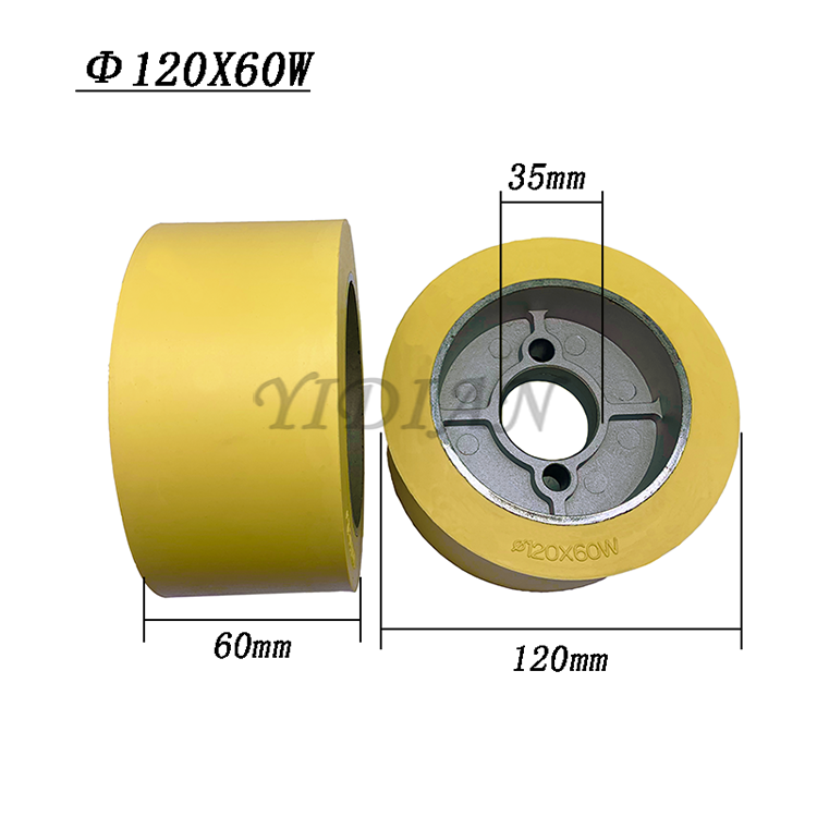 120*35*60мм фидер разделяет подающие колеса резиновые пресс-ролики для деревообрабатывающего фидера