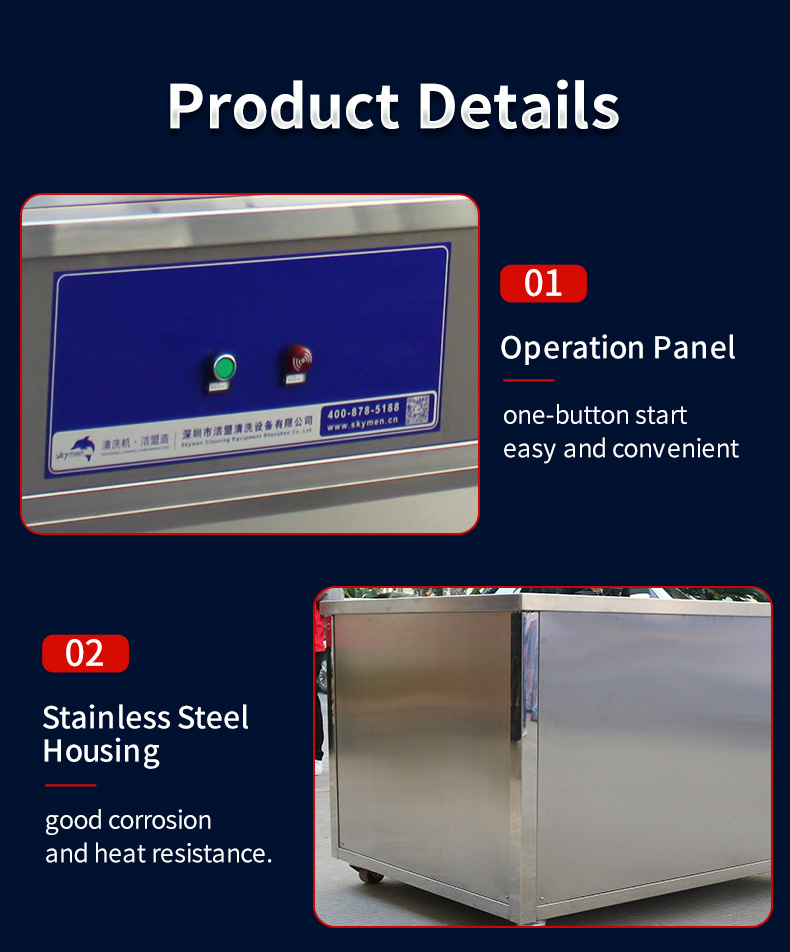 Muti Tank Industrial Ultrasonic Cleaning Machine Lifiting Function For Carburetors Injectors