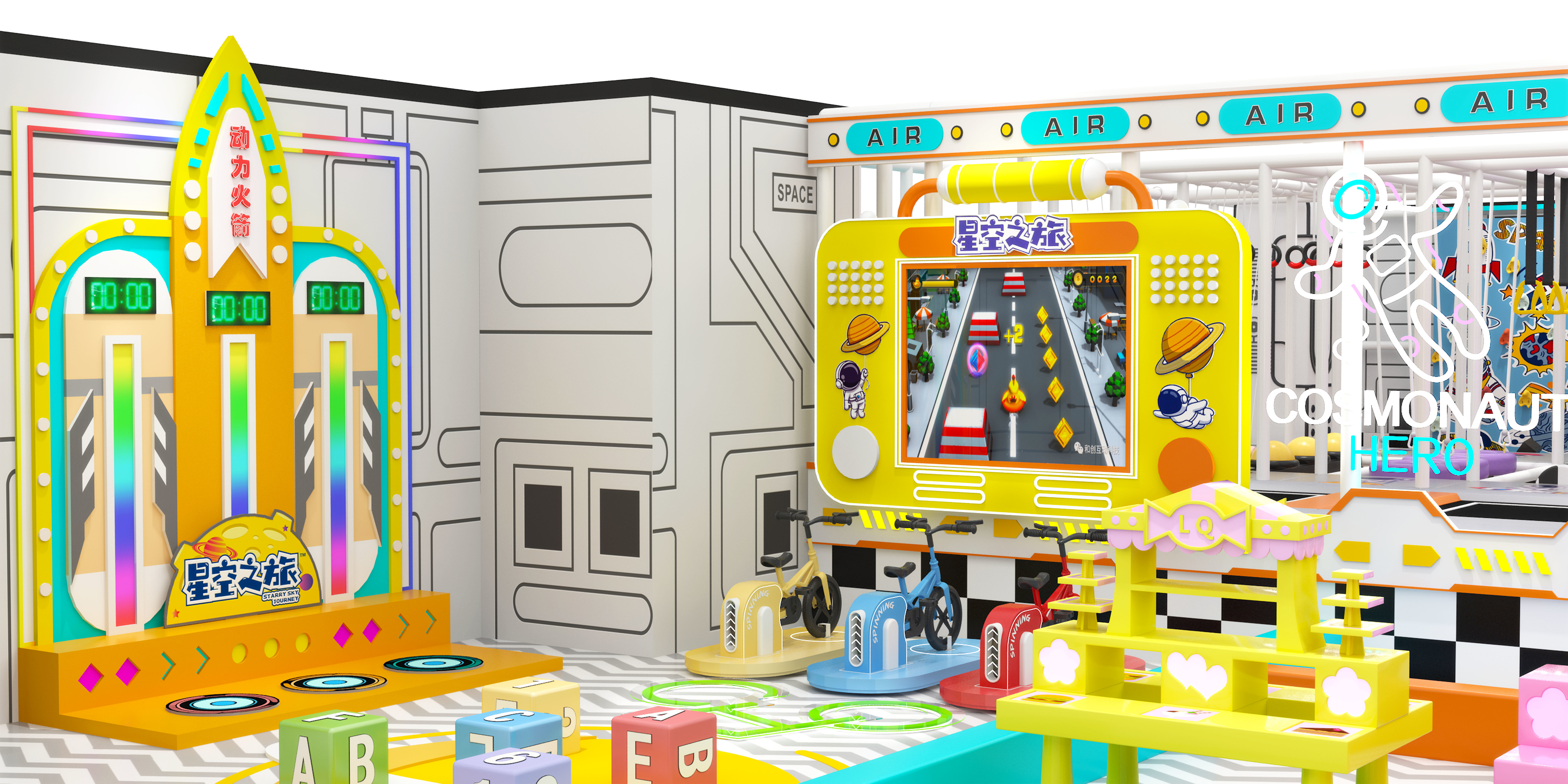 High Rise Indoor Soft Play Structure | Commercial Multi-Level Playground Castle for Mall & FEC
