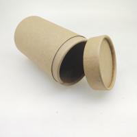 Tubos de papel kraft biodegradável em relevo para chá / alimentos secos