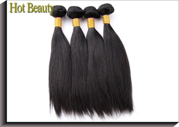 Silky Straight Grade 7A Brazilian Hair Weave / Virgin Hair Extensions