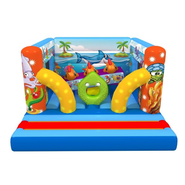 Картина мира моря дома прыжка детей океана тематическая раздувная с интересными препятствиями внутрь