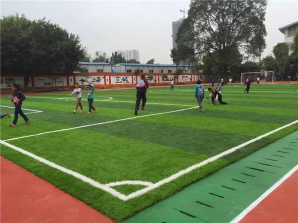 Grama sintética do futebol falso durável do campo de jogos do relvado favorável ao meio ambiente