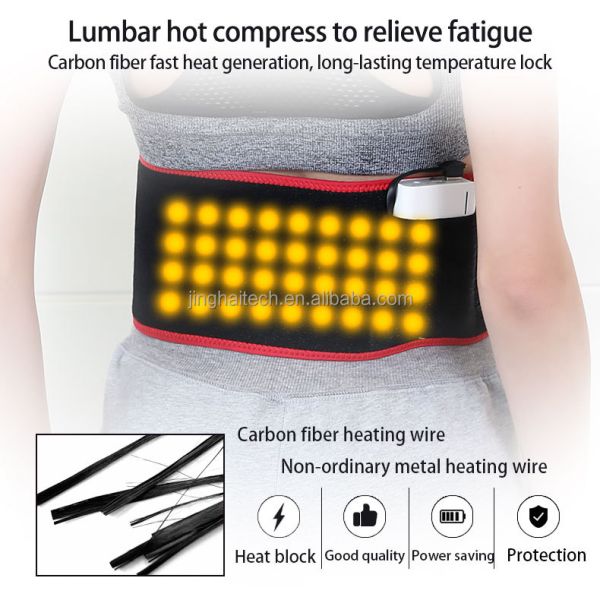 10000 мАч аккумуляторная батарея с подогревом жилет теплый пояс матки 108*28 см