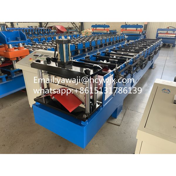Forward Roofing Production Metal Steel Roll Forming Ridge Cap Machine
