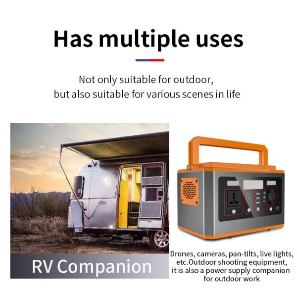 Eu Хранилище Портативная электростанция Домашний кемпинг Аварийное хранение энергии 500w