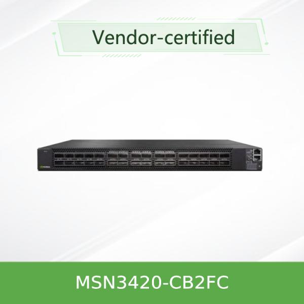 Interruptor MSN3420-CB2F de Ethernet del OEM 25GbE/100GbE Mellanox Open Source del interruptor de red de Mellanox