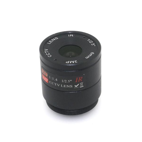 6mm 3MP CS Mount HD CCTV Camera lens for Day/night CCD Security CCTV camera