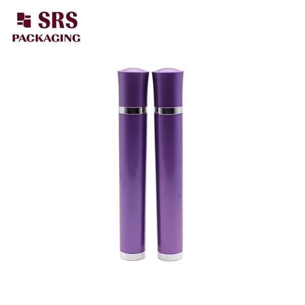 Empty Vibrating Roll On Bottle Round Shape Purple Color 10ml