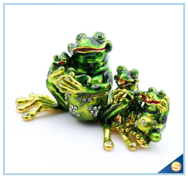 Hot Sale Lovely Frog Trinket Box Fashion Jewelry Box For Family's Gift SCJ808